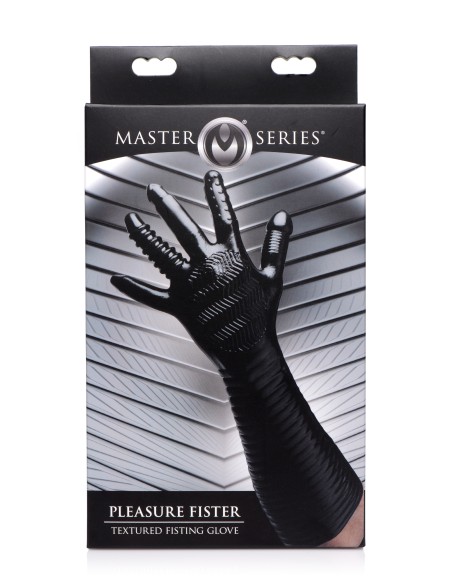 Gant Long Texturé Pleasure Fister Noir Gant Long Texturé Pleasure Fister Noir