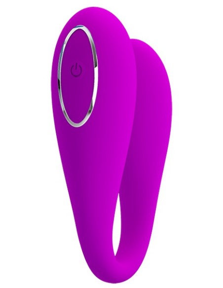 Stimuateur de clitoris connecté August Pretty Love 7 x 2.5 cm Violet - Double Stimulation - 3