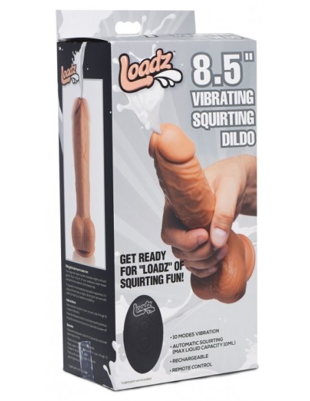 Gode vibrant éjaculateur Loadz 16 x 4.5 cm