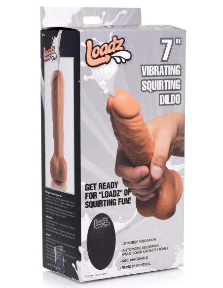 Gode vibrant éjaculateur Loadz 16 x 4.5 cm