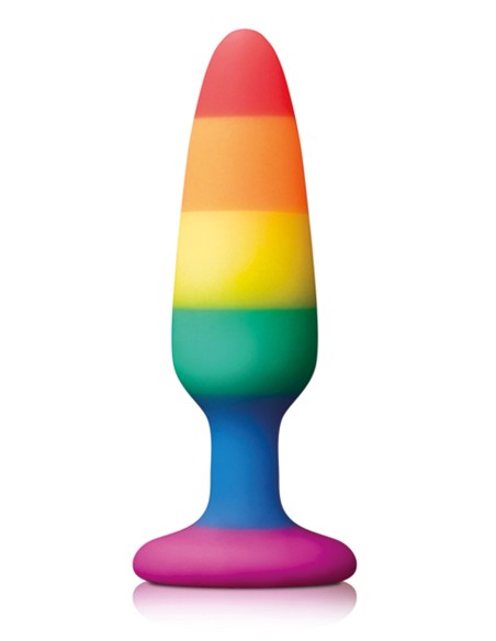Plug en silicone Rainbow 10 x 2.8 cm Plug en silicone Rainbow 10 x 2.8 cm