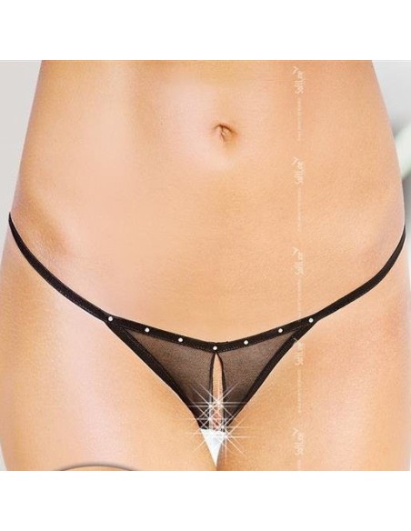 String ouvert Galina Noir String ouvert Galina Noir