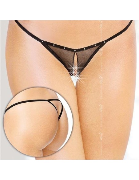 String ouvert Galina Noir String ouvert Galina Noir
