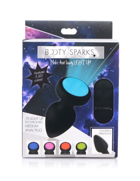 Plug Vibrant Lumineux Light Up Medium 8 x 4 cm