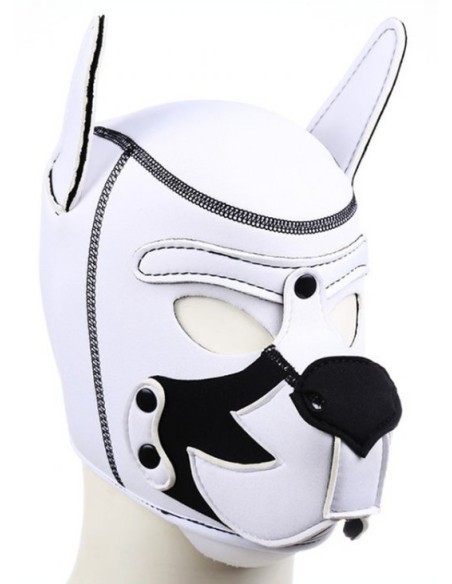 Cagoule PUPPY FOX Néoprène Noir-Blanc