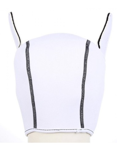 Cagoule PUPPY FOX Néoprène Noir-Blanc