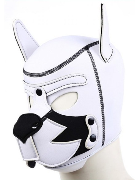 Cagoule PUPPY FOX Néoprène Noir-Blanc