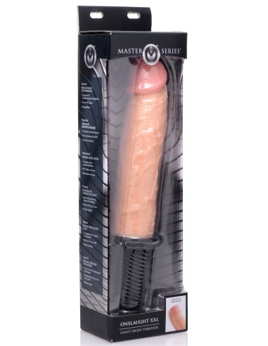 Gode poignée vibrant Onslaught XXL 25 x 6 cm