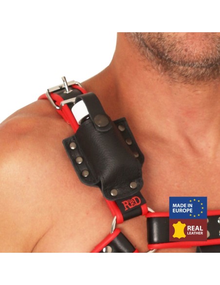 Support en cuir Aroma pour Harnais Support en cuir Aroma pour Harnais