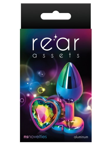 Bijou anal Heart Rainbow S 6 x 2.7cm - Bijoux Anal - 2