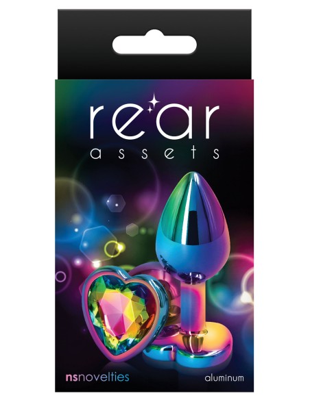 Bijou anal Heart Rainbow S 6 x 2.7cm - Bijoux Anal - 2