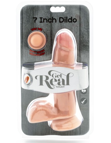 Gode réaliste GET REAL Dual Density 14 x 4 cm