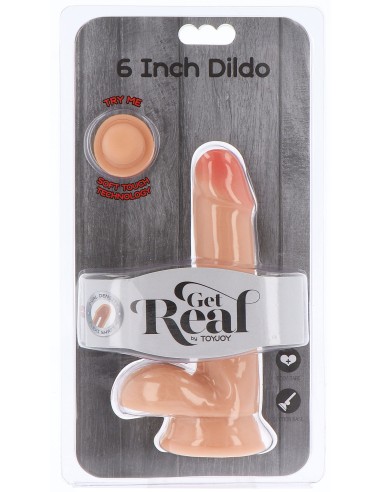 Gode réaliste Get Real Dual Density 13 x 3.3 cm
