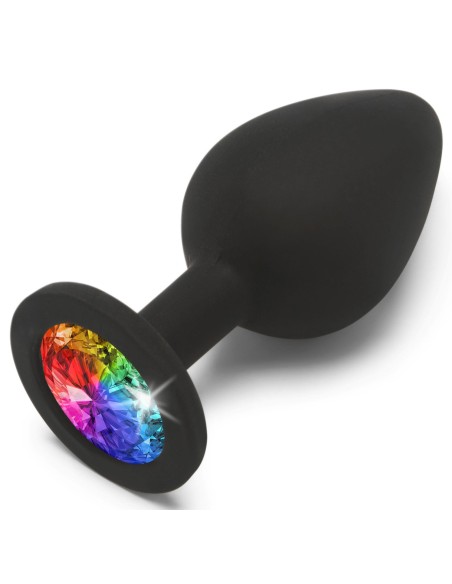 Plug Bijou Rainbow M 7 x 3.5 cm Plug Bijou Rainbow M 7 x 3.5 cm