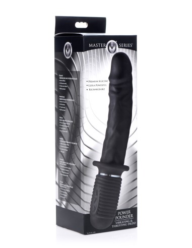 Gode vibrant avec percussions Power Pounder 17 x 4.5 cm - Godes Vibrants - 2