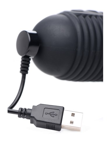 Gode vibrant avec percussions Power Pounder 17 x 4.5 cm - Godes Vibrants - 7