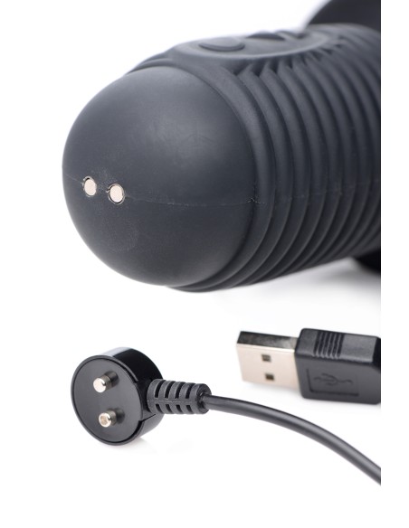 Gode vibrant avec percussions Power Pounder 17 x 4.5 cm - Godes Vibrants - 8