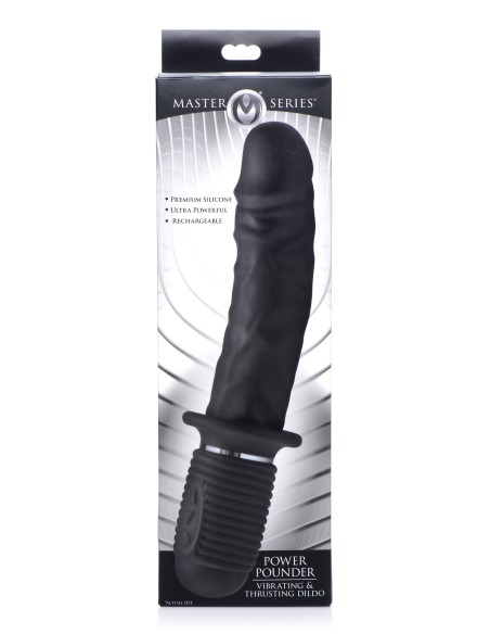 Gode vibrant avec percussions Power Pounder 17 x 4.5 cm - Godes Vibrants - 21