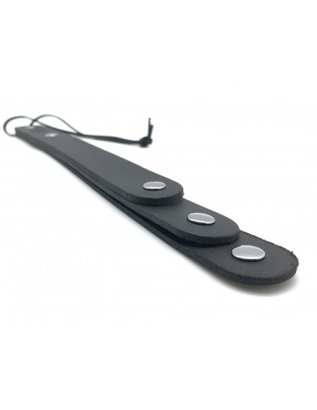 Paddle en cuir 3 sangles 39,5cm Paddle en cuir 3 sangles 39,5cm