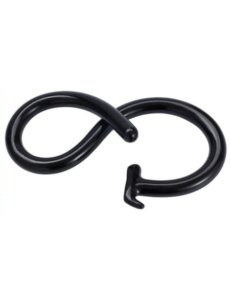 Gode long Mega Snake 100 x 3cm Noir