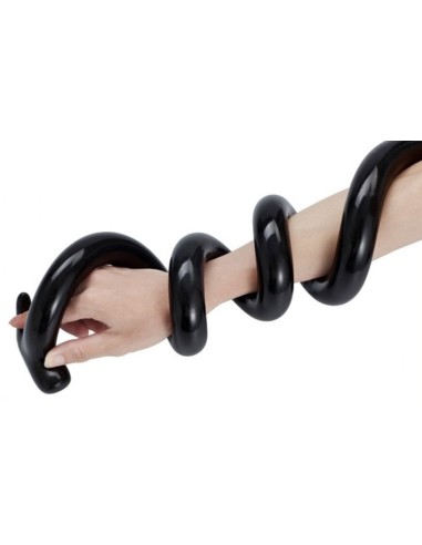 Gode long Mega Snake 100 x 3cm Noir