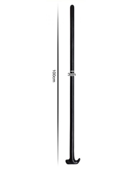 Gode long Mega Snake 100 x 3cm Noir