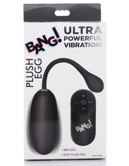 Oeuf vibrant silicone Plush Egg 8.5 x 3.3cm