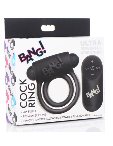 Cockring vibrant en silicone vibrant RING VIBES 30 et 45mm