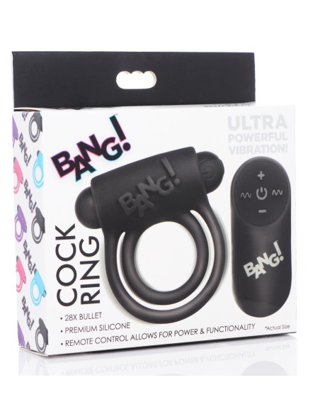 Cockring vibrant en silicone vibrant RING VIBES 30 et 45mm