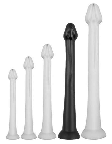 Gode long Whale Dildo XL 48 x 7cm - Pointe 5.5cm Noir