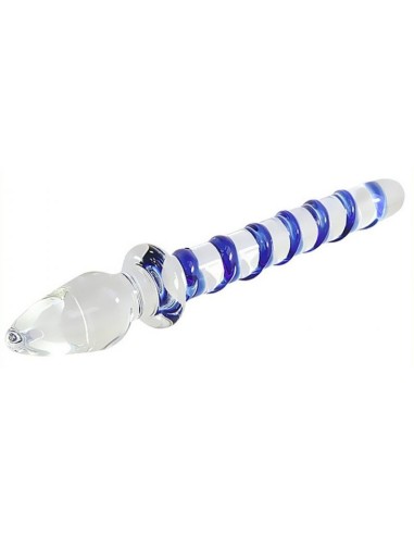 Plug en verre Double Scepter 20.2 x 3cm