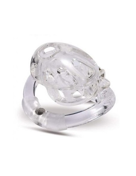 Cage de chasteté Beam 6 x 3cm Transparente