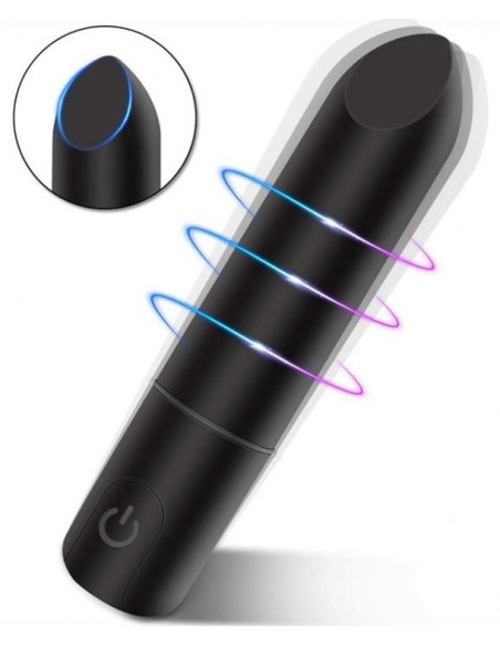 Mini Vibro Further 8.6 x 1.8cm Noir Mini Vibro Further 8.6 x 1.8cm Noir