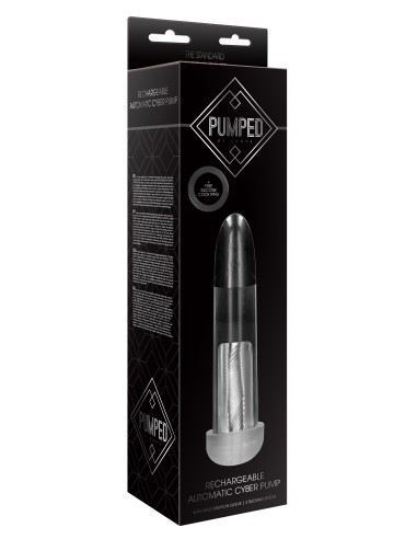 Pompe pour pénis + Masturbateur Cyber Pump 22 x 6cm