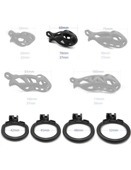 Cage de chasteté Solid Vipe 6 x 3.7cm