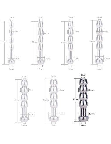 Plug Urètre percé Cock Top Giant 4.5cm - Diamètre 11mm