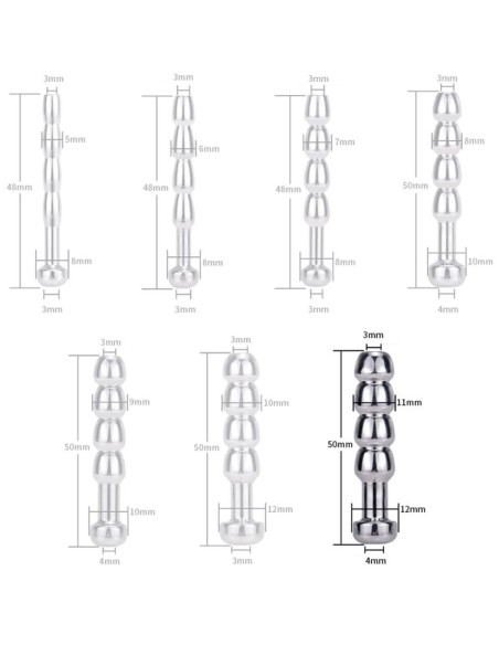Plug Urètre percé Cock Top Giant 4.5cm - Diamètre 11mm