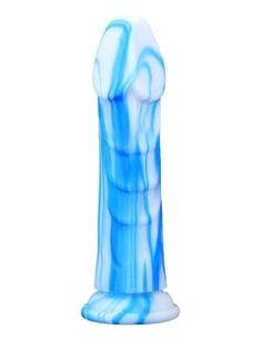 Gode Vipriks 18 x 5cm Bleu-Blanc