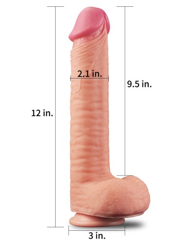 Gode réaliste King Size XL Nature Cock 25 x 6cm