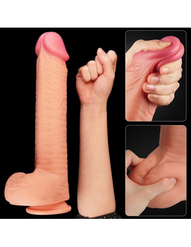 Gode réaliste King Size XL Nature Cock 25 x 6cm