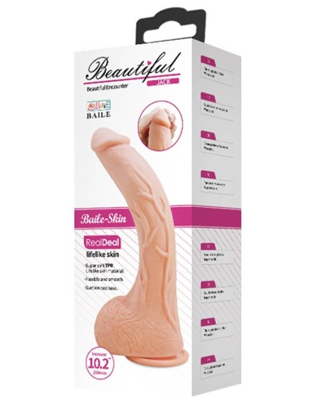 Gode réaliste Jack Beautiful 20 x 5cm