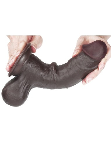 Gode Sliding Skin 15 x 4.8 cm Marron