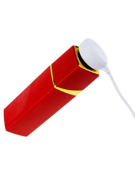Mini Vibro Lipstick Rock 8.7 x 2.3cm Rouge