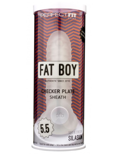 Gaine à pénis Fat Boy Checker Plate 14cm