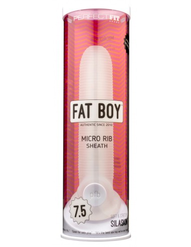 Gaine de pénis FAT BOY Micro Rib 19 cm