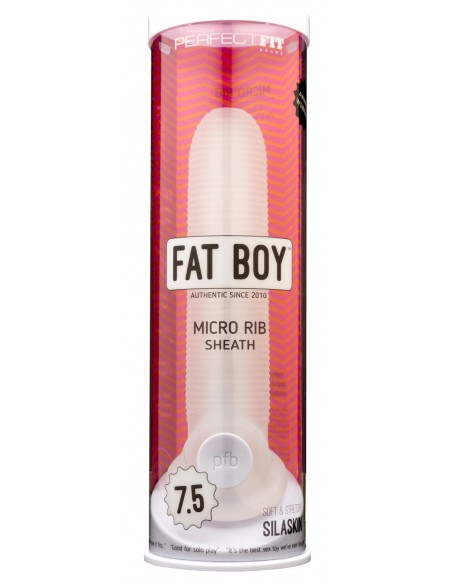 Gaine de pénis FAT BOY Micro Rib 19 cm
