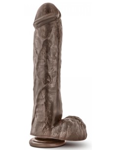 Gode réaliste Mr Savage Dr Skin 22 x5.5cm Marron