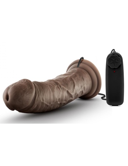 Gode vibrant Dr Joe Dr Skin 19 x 4.7cm Marron