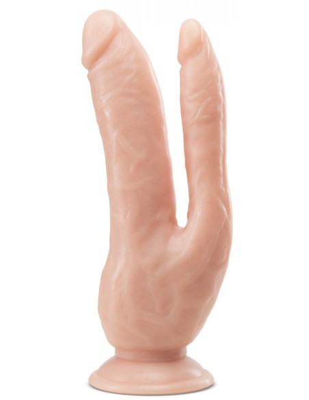 Double gode Dp Cock Dr Skin 18 x 6cm Double gode Dp Cock Dr Skin 18 x 6cm
