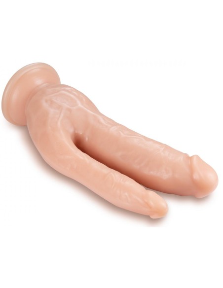 Double gode Dp Cock Dr Skin 18 x 6cm Double gode Dp Cock Dr Skin 18 x 6cm